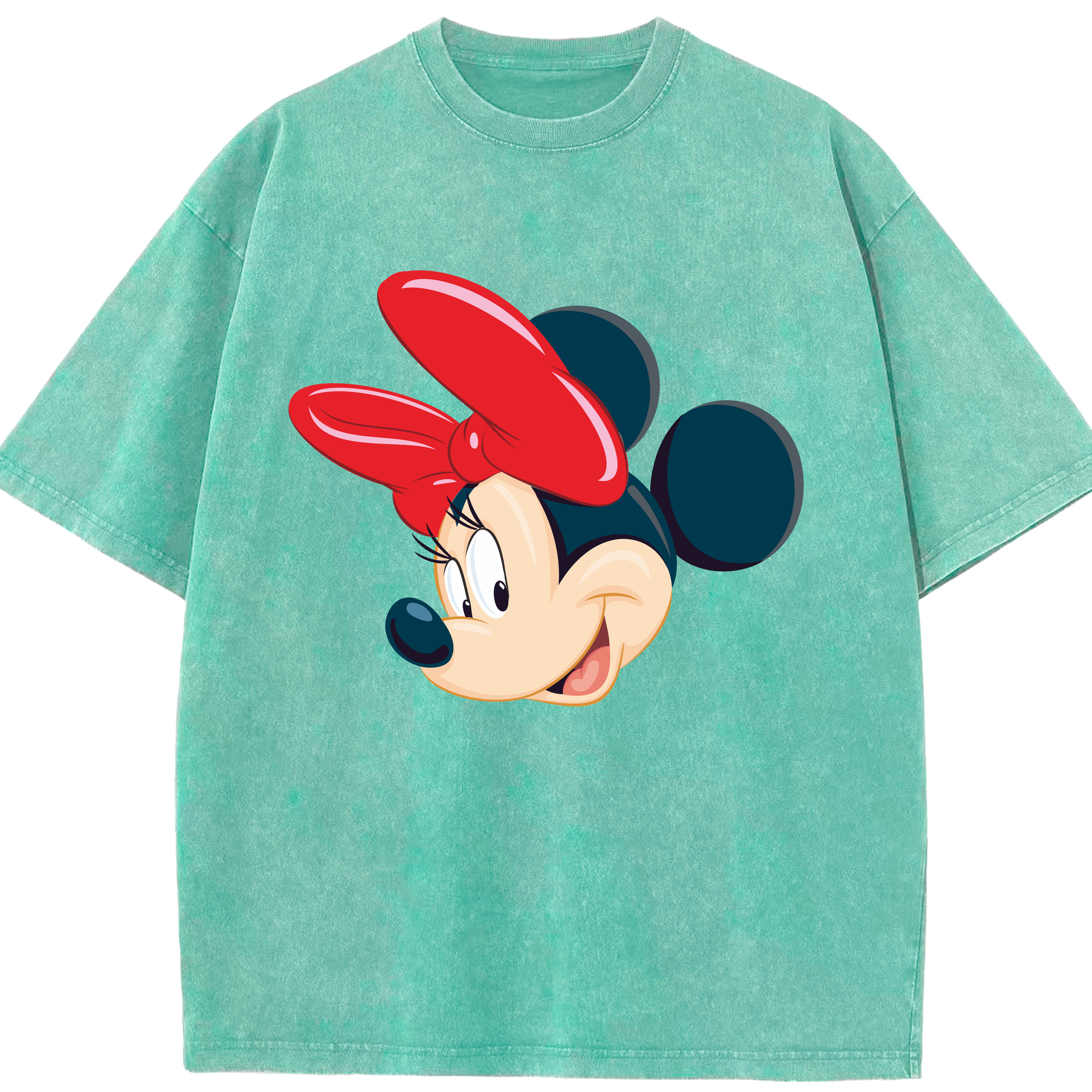 （画像用） ミッキーマウス Mickey Mouse 綿100% ヴィンテージ風 半袖Tシャツ（フロントプリント）